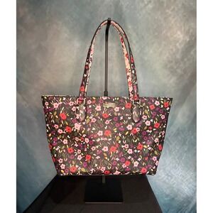 Kate Spade Laurel Way Floral Tote Bag Purse Shoulder Bag Large Flowers